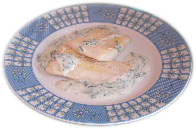 ma�lano cytrynowa panga w sosie jogurtowo koperkowym